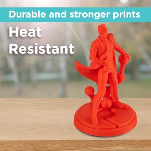 Polymaker ABS Filament 1.75mm Black, ABS 3D Printer Filament 1.75mm Heat Resistant 1kg - PolyLite ABS 3D Printing Filament 1.75mm, Strong & Durable, Dimensional Accuracy +/- 0.03mm