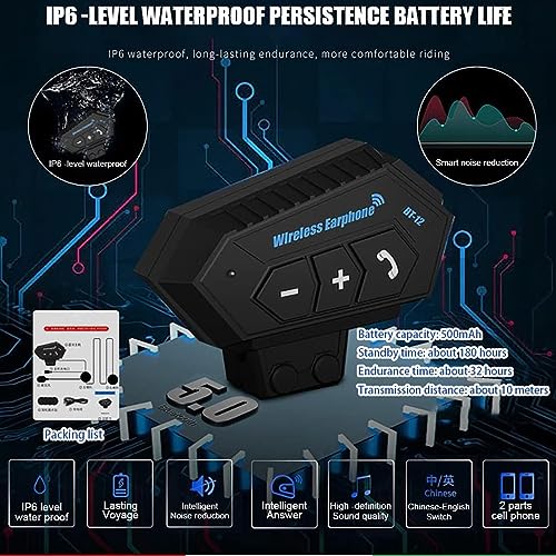 Bluetooth Motorcycle Modular Helmets DOT Approved Dual Anti-Fog Visorflip Up Full Face Helmets Built-in Mp3 Integrated for Adults Men Women