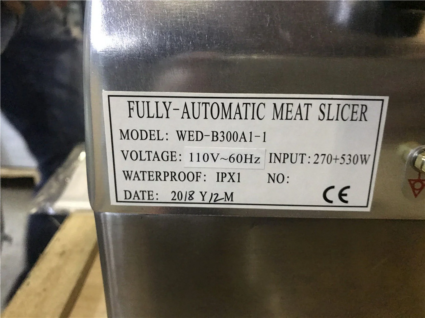 12 ins Automatic Commercial Meat Slicer, slice thickness 0-18mm
