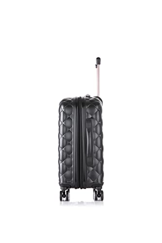 Rockland Melbourne Hardside Expandable Luggage with Spinner Wheels, 2TONENAVY, 2 Piece (20/28)