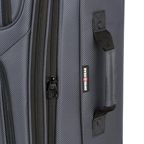 SwissGear Sion Softside Expandable Roller Luggage, Teal, 3 Piece Set (21/25/29)