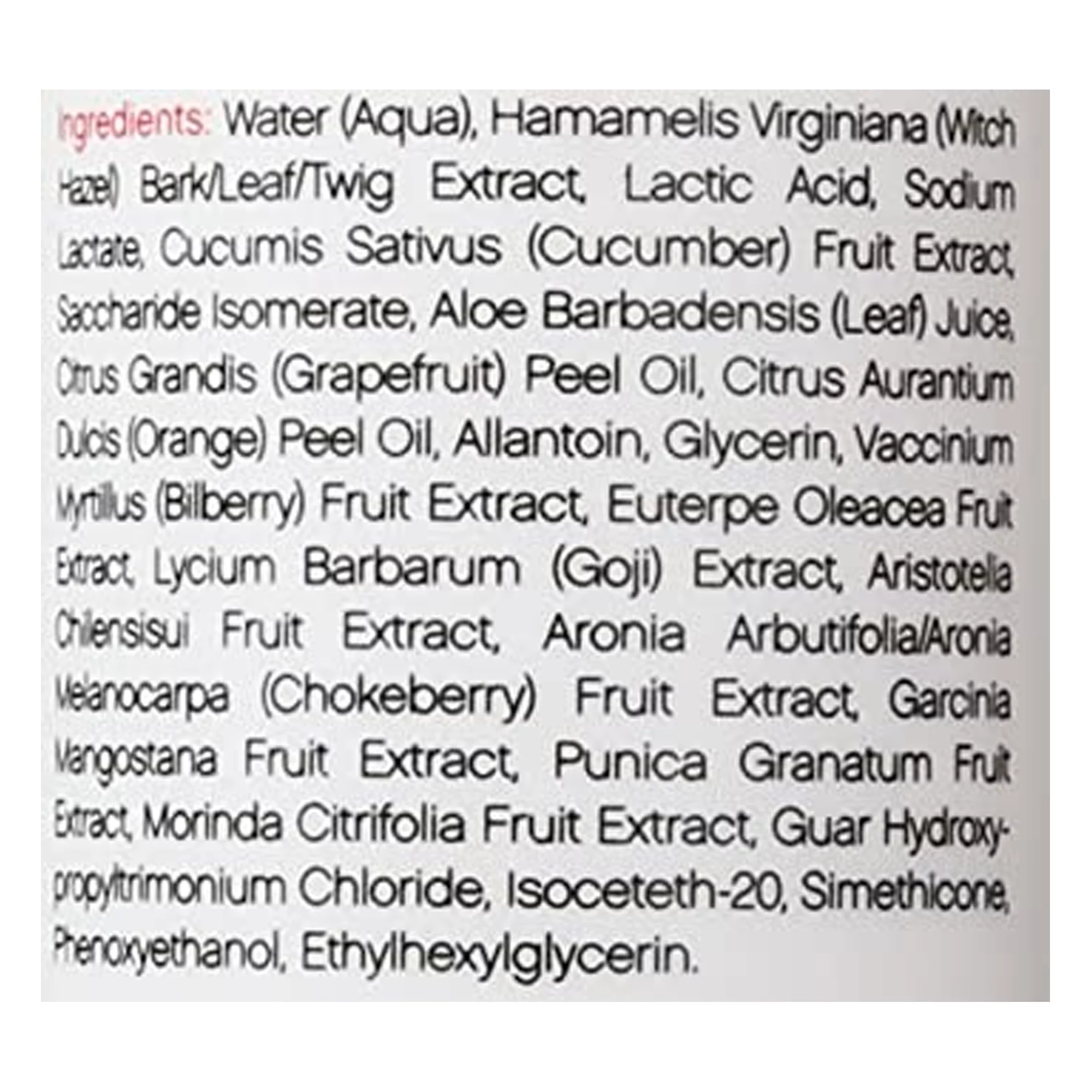 Skinception AHA Toner Face Cleanser Cream Facial Wash