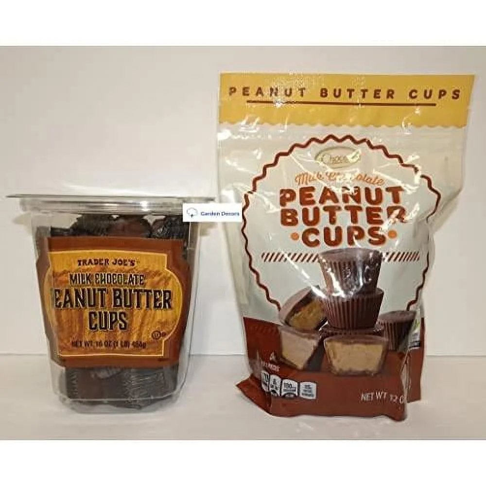 Trader Joe’S & Milk Chocolate Butter Cups (1 Tub & 1 Bag)