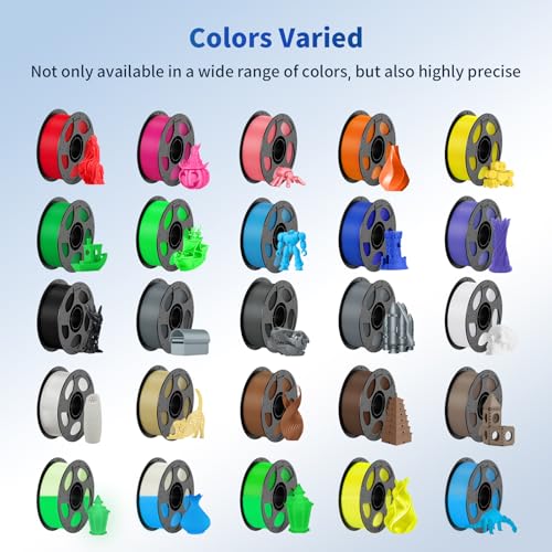 ANYCUBIC PLA+ 3D Printer Filament Bundle, PLA Plus 1.75mm Dimensional Accuracy +/- 0.02mm, Fit Most FDM 3D Printers, 1KG Spool, 2KG Gray+Gray