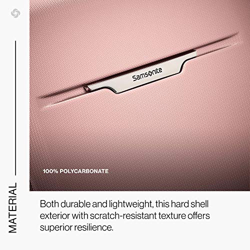 Samsonite Winfield 3 DLX Hardside Expandable Luggage with Spinners, Silver, Carry-On 20-Inch