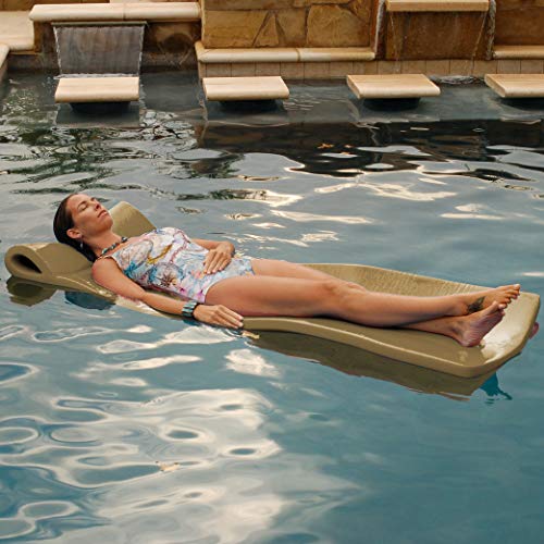 TRC Recreation White Ultimate Foam Pool Float, Made in USA