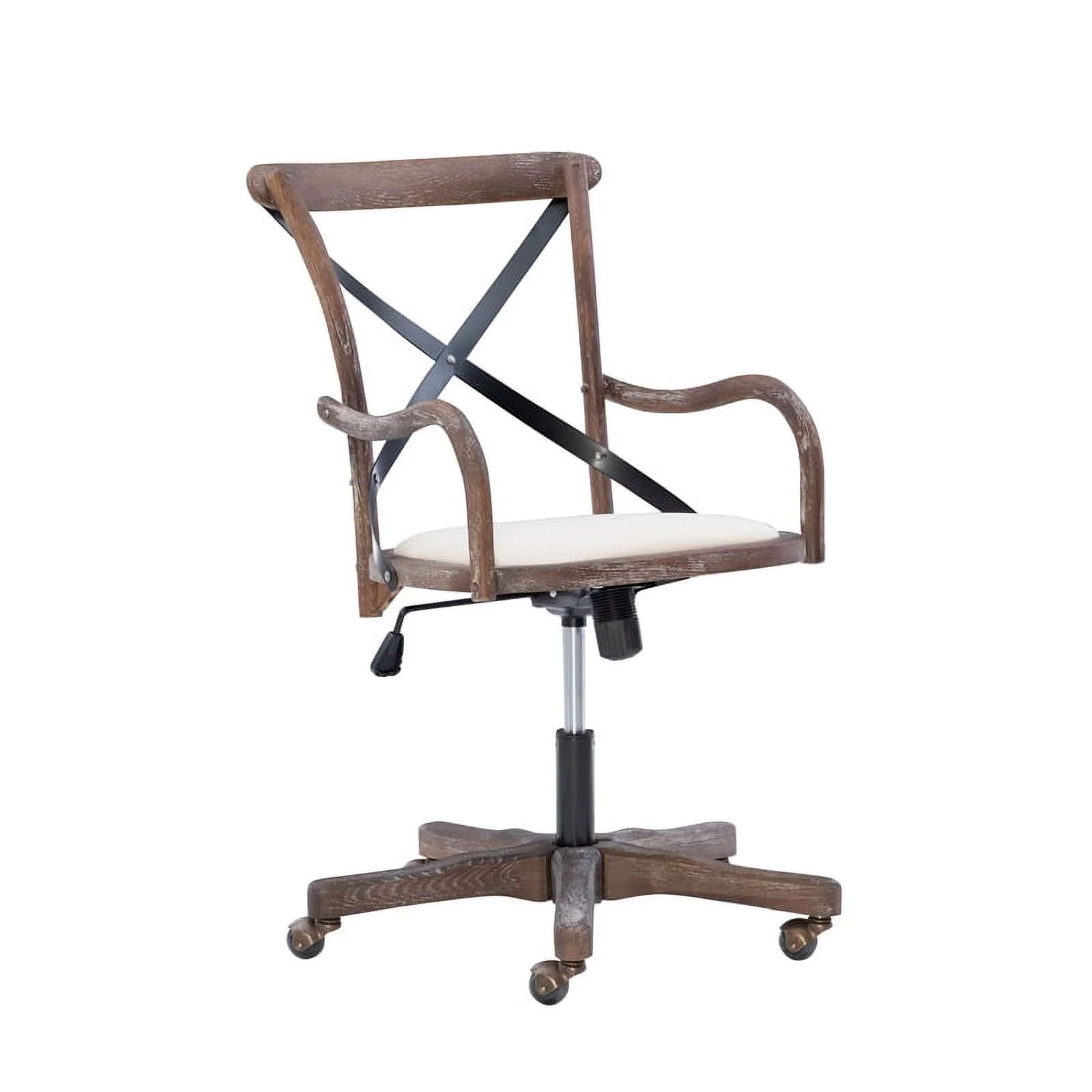 UrbanPro Transitional Wood Office Chair in Brown