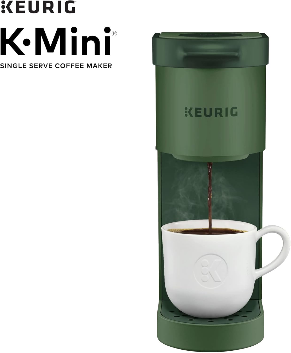 Keurig K-Mini Single Serve Coffee Maker, Evergreen & K-Mini Single Serve Coffee Maker, Oasis