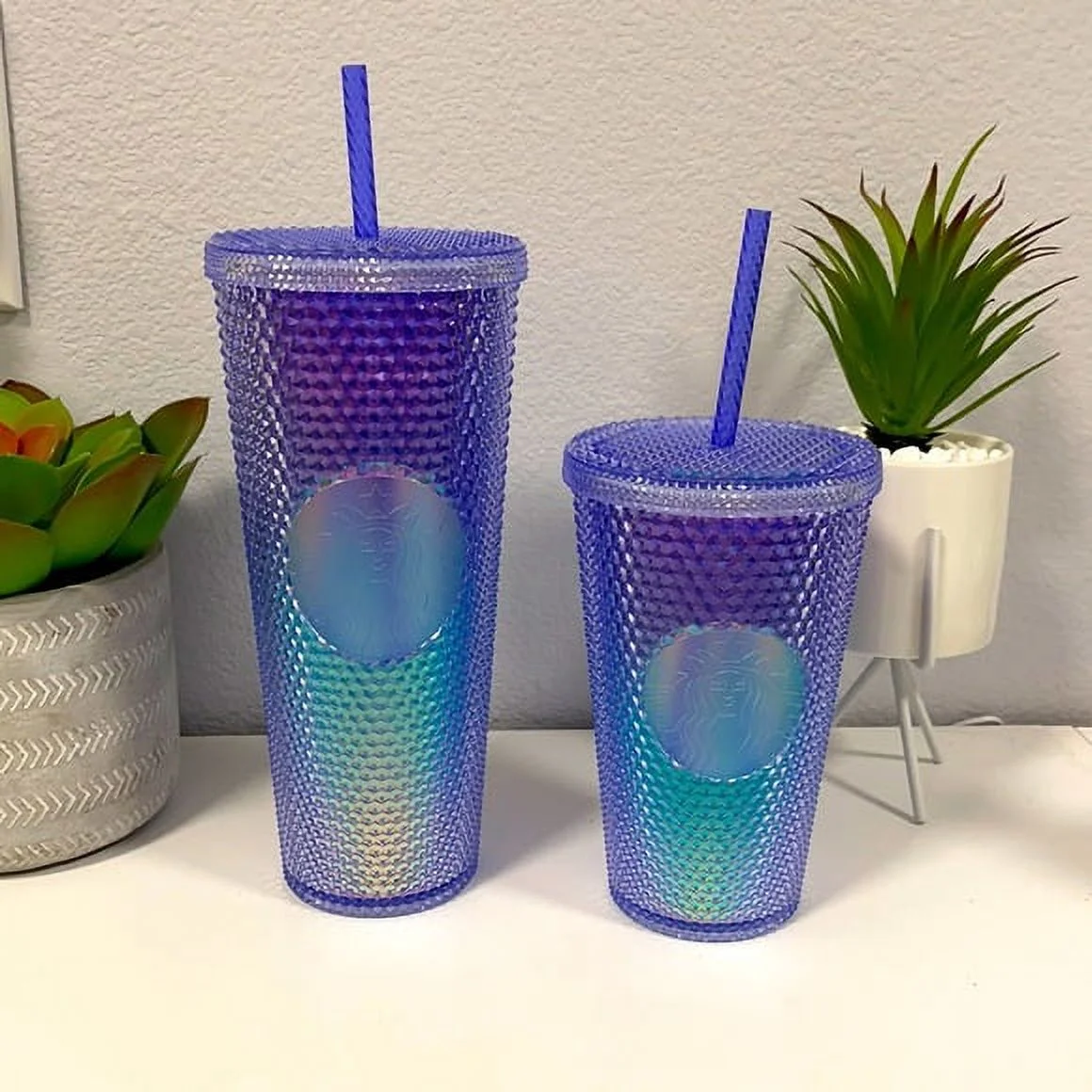 Studded Blue Ombre Tumbler - Starbucks 2021 Summer Collection 16 oz
