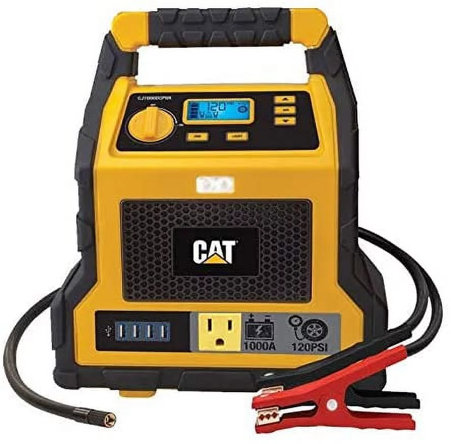 CAT 3-in-1 1000Amp Power Station with Jump Starter and Compressor