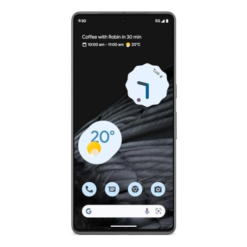 Google Pixel 7 Pro - 5G Android Phone - Unlocked Smartphone with Telephoto/Wide Angle Lens, and 24-Hour Battery - 128GB - Obsidian