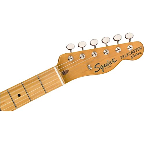 Squier Classic Vibe 70s Thinline Telecaster Electric Guitar, with 2-Year Warranty, Natural, Maple Fingerboard