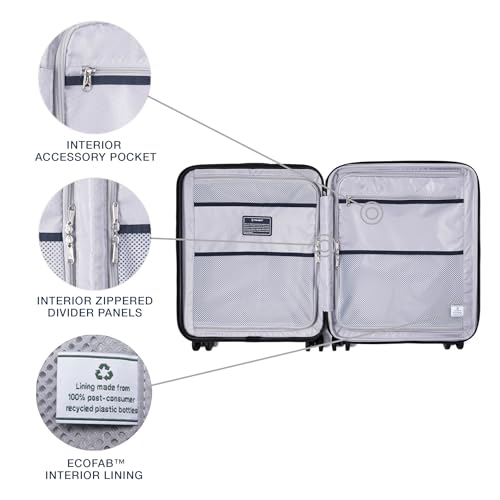 Travelpro Maxlite Air V2 Hardside Expandable Carry on Luggage, 8 Spinner Wheels, Lightweight Hard Shell Suitcase, TSA lock, Black, Carry On 21-Inch