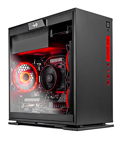 Skytech Nebula Gaming PC Desktop, Ryzen 5 5600 3.5 Ghz (4.4GHz Turbo Boost), NVIDIA RTX 3050 6GB GDDR6, 1TB SSD, 16GB DDR4 RAM 3200, 650W Gold PSU, Wi-Fi, Win 11 Home