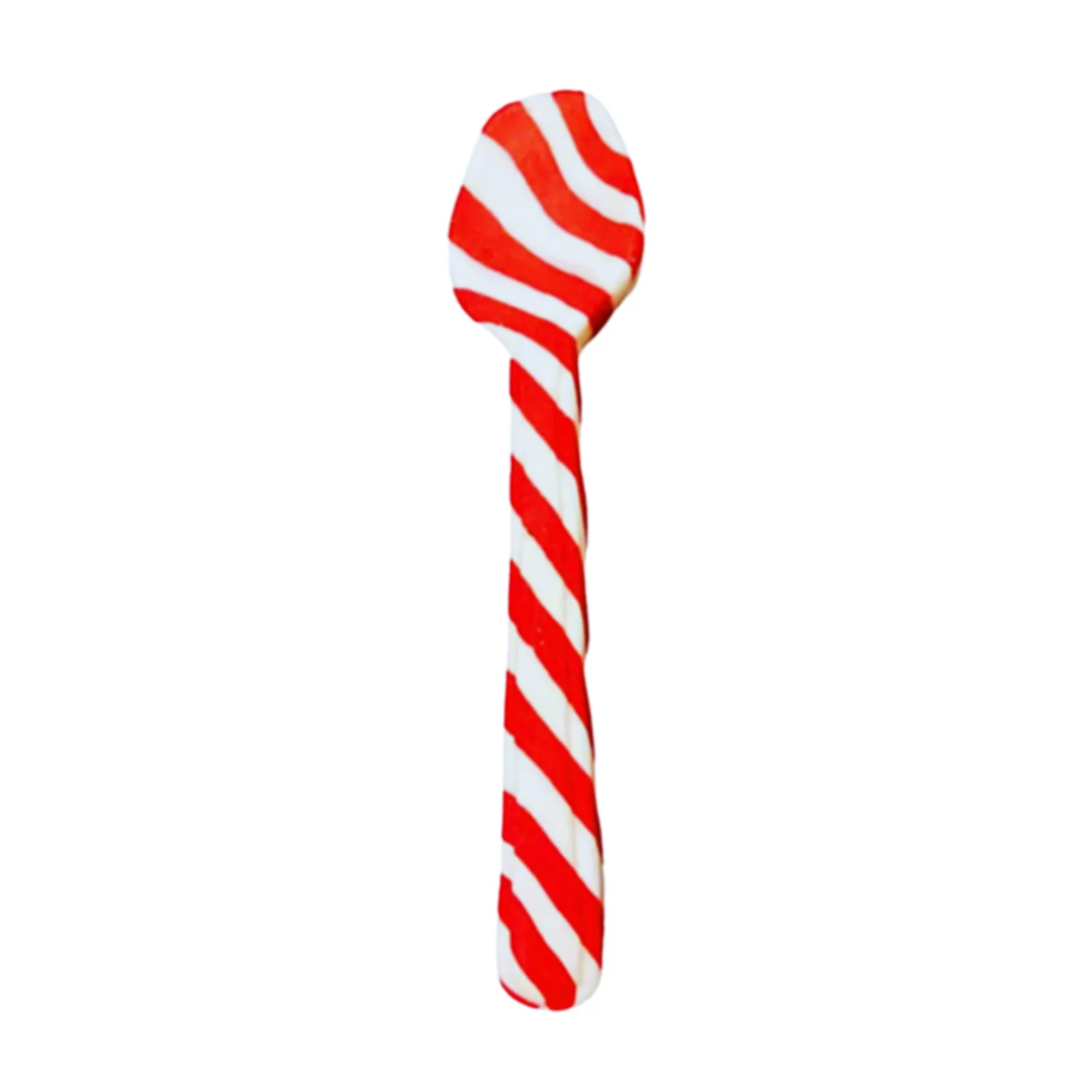 Peppermint Candy Cane Spoons Sweet Puff Flavored Candy Spoon for Hot Chocolate Cocoa Tea Coffee, Christmas Stocking Stuffer Party Favors Bulk 6-Ct per Box with 1-Collapsible Cup( 7 Boxes, 42 Spoons)