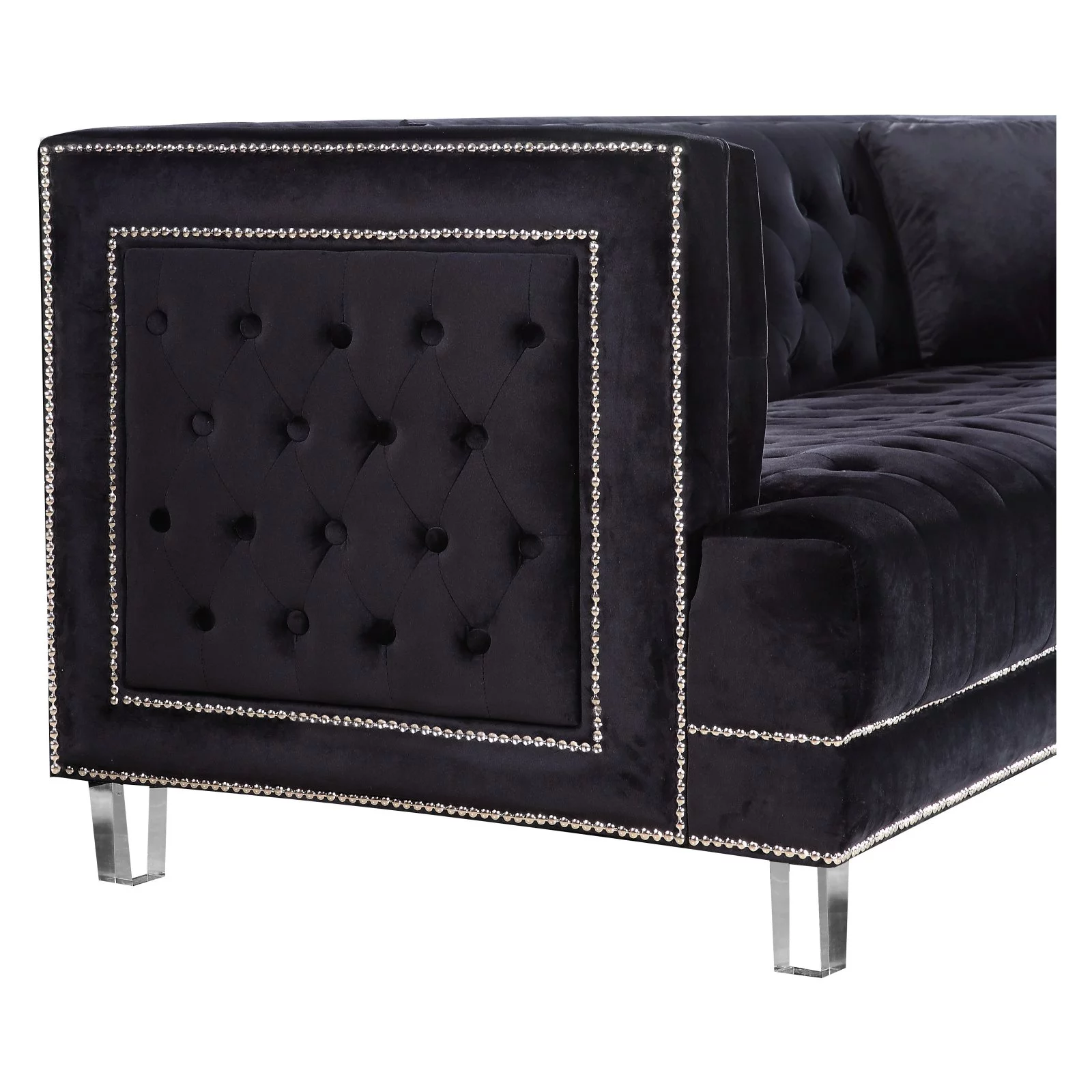 Meridian Furniture Lucas Cream Velvet Chair