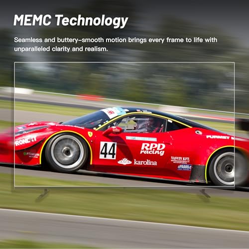 FPD 43 Inch Smart TV Flat Screen Frame LED Television Full HD 1080p Google Cast Built in, Streaming Live Ultra Thin HDR10 Android TV, Bluetooth, Vesa, Hdmi, WiFi (Palette-Series 2025)