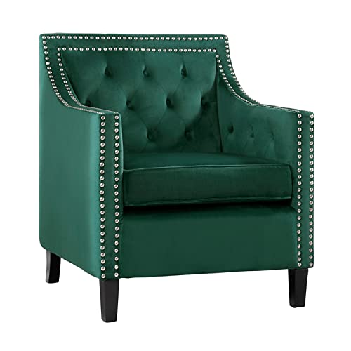 Lexicon Armadale Velvet Accent Chair, Navy