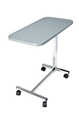 Graham-Field GF8903PS Lumex Modern Overbed Table with Wheels, 28-41