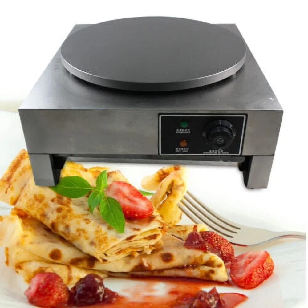 3KW Commercial Electric Crepe Maker Baking Pancake Machine NonStick Big Hotplate