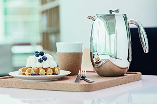 Bodum 34 oz Columbia Thermal French Press Coffee Maker, Insulated Double Wall Stainless Steel, Chrome