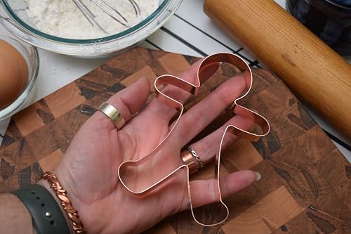 The Fussy Pup Gingerbread Man Cookie Cutter 5 Inch Handcrafted in USA