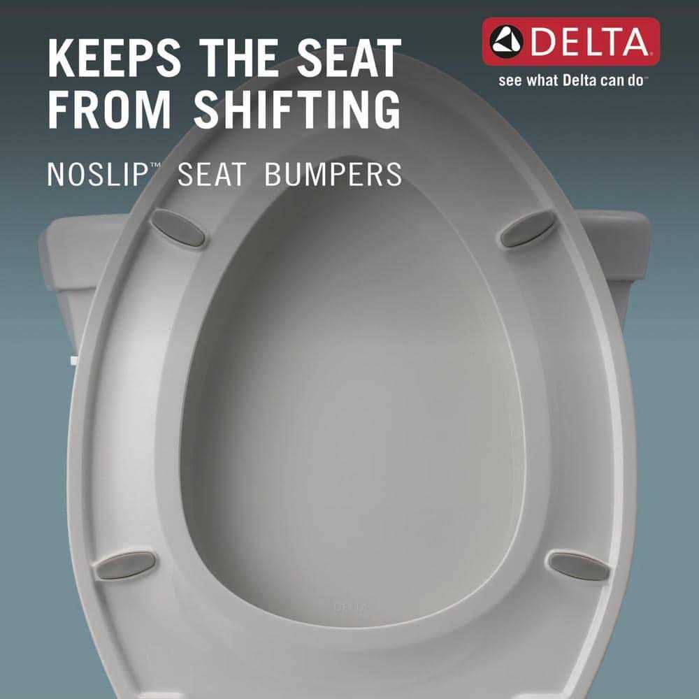 Delta Foundations 2-Piece 1.28 GPF Single Flush Round Front Toilet in White