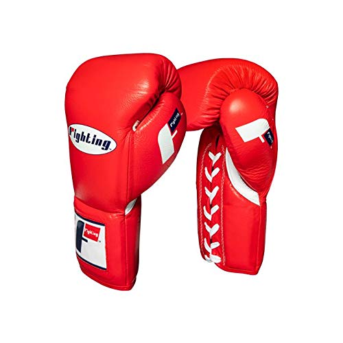 Fighting Certified Pro Fight Gloves - Lace Up Boxing Glove, Boxing Competition Gloves, Boxing Sparring Gloves, Boxing Training Gloves, Boxing Bag Gloves, Boxing Gloves, Professional Boxing Glove