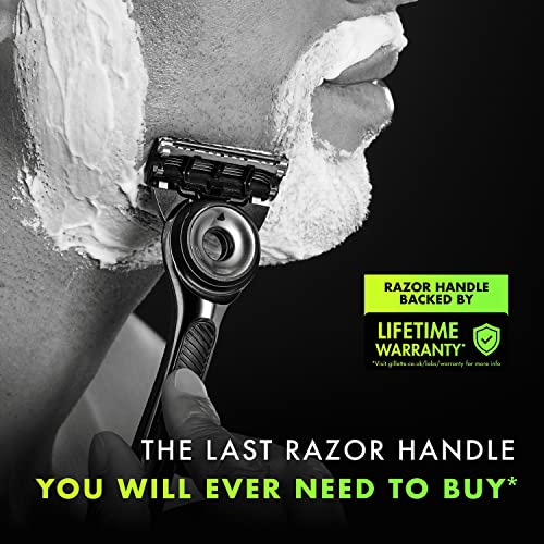 Gillette Labs Men's Razor + 1 Razor Blade Refill, with Exfoliating Bar, Includes Premium Magnetic Stand