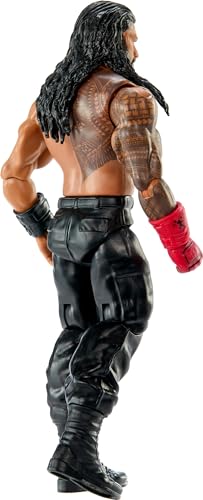Mattel WWE Action Figure, Series #146 Roman Reigns 6-inch Collectible with 10 Articulation Points & Life-Like Look