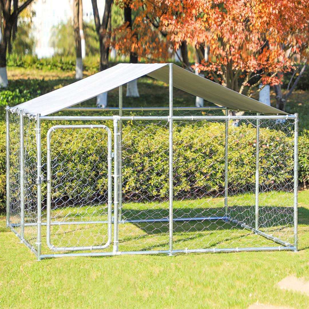 Large Outside Dog Kennel with Uv Protective Cover JOVNO - Pet Supplies online store