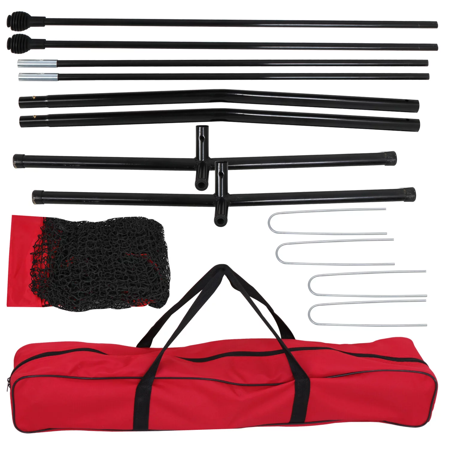 ZenSports 5'x5' Baseball Net Backstop Softball Practice Net W/ Metal Frame & Carry Case - Portable Batting Hitting Pitching Net, Indooor/Outdoor Use