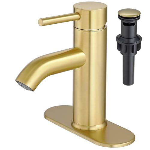 VOTON Vessel Sink Faucet Chrome Modern Tall Bathroom Faucets Single Handle One Hole Rv Vanity Lavatory Bathroom Sink Faucet