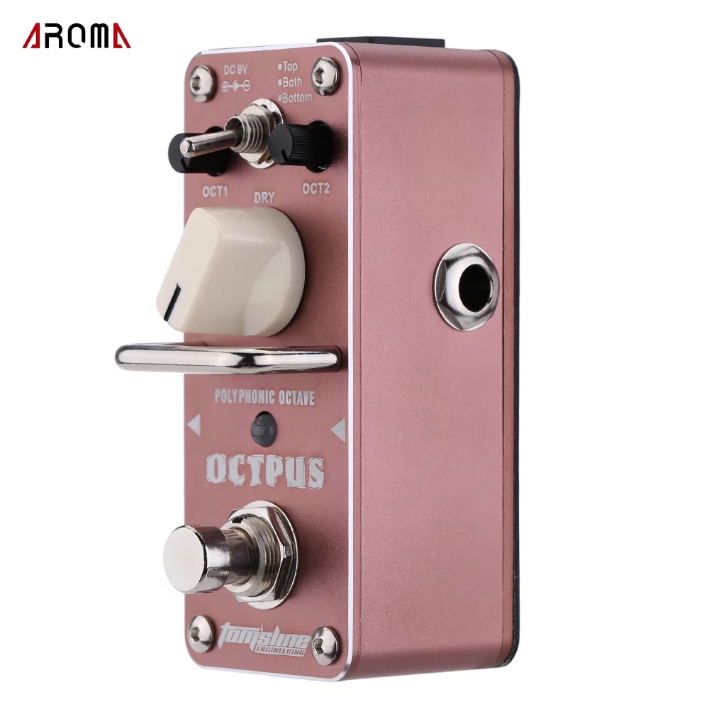 Andoer AROMA AOS-3 Octpus Octave Electric Guitar Effect Pedal Create Unique Tones with True Bypass!