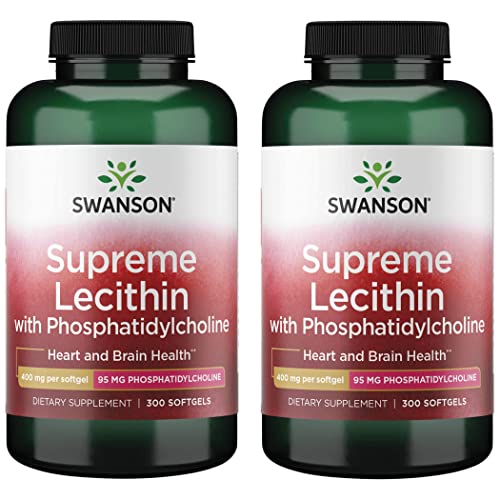 Swanson Supreme Lecithin with Phosphatidylcholine 300 Sgels