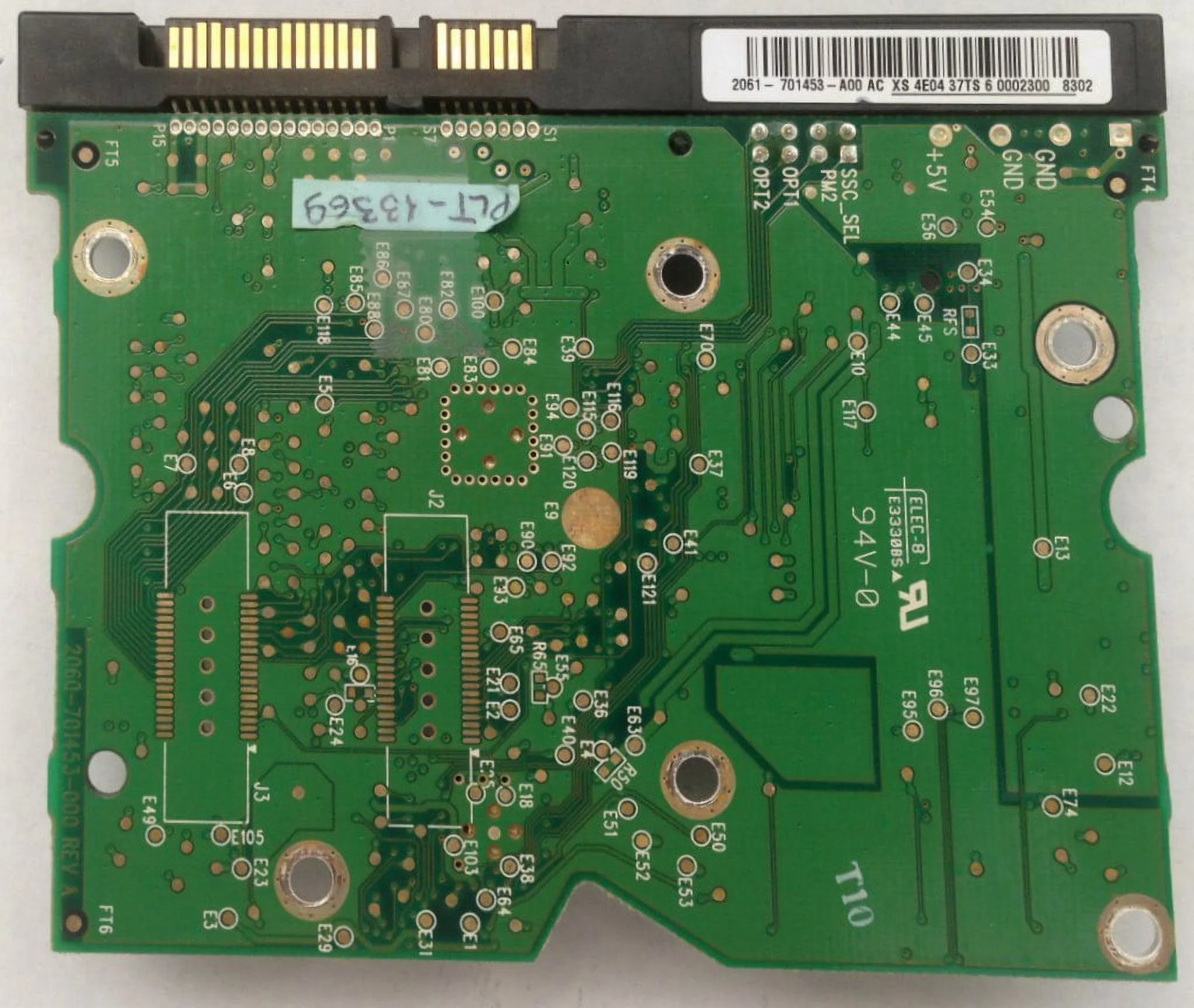 PCB WD1500AHFD-00RAR5 2061-701453-A00 AC 1.5TB Western Digital