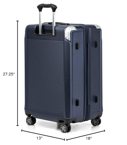 Travelpro Platinum Elite Hardside Expandable Carry on Luggage, 8 Wheel Spinner, TSA Lock, Hard Shell Polycarbonate Suitcase, Metallic Sand, Compact Carry on 20-Inch