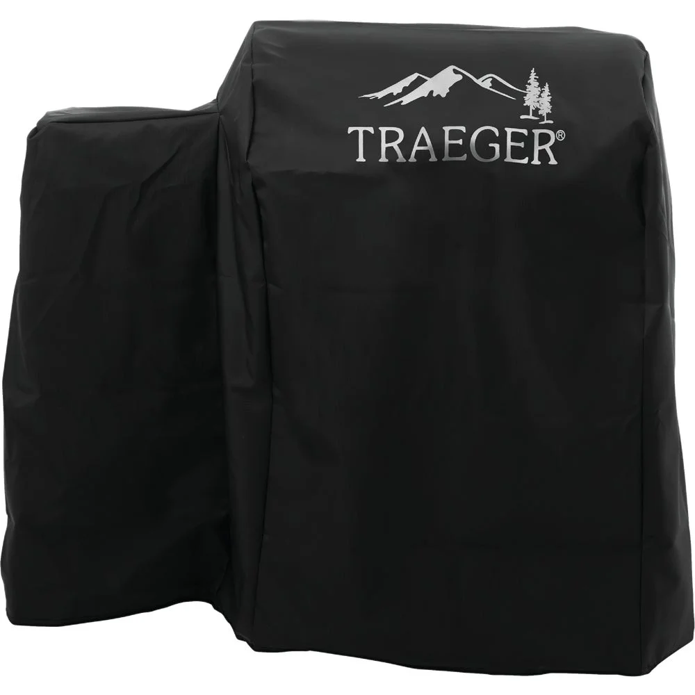 1PACK Traeger 20 Series 39 In. Black Polyester Full-Length Grill Cover