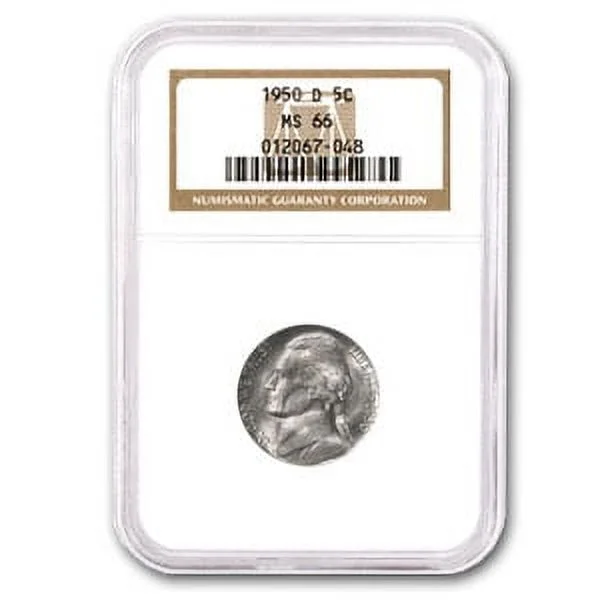 1950-D Jefferson Nickel MS-66 NGC