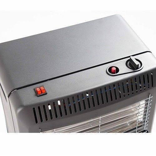 Cabinet Heater Dual Purpose Propane and Electric Foldable Black
