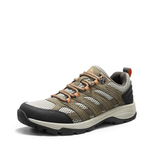 NORTIV 8 Women's Hiking Shoes Lightweight Breathable Mesh Walking Sneakers Outdoor Work Shoes