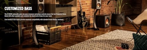 Klipsch R-120SW Subwoofer, Black