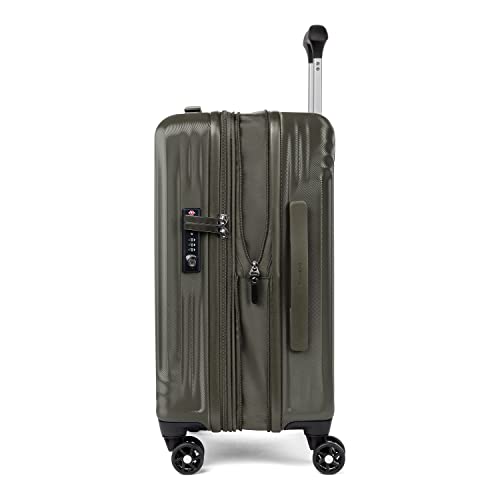 Travelpro Maxlite Air Hardside Expandable Carry on Luggage, 8 Spinner Wheels, Lightweight Hard Shell Polycarbonate Suitcase, Shadow Grey, Carry On 21-Inch