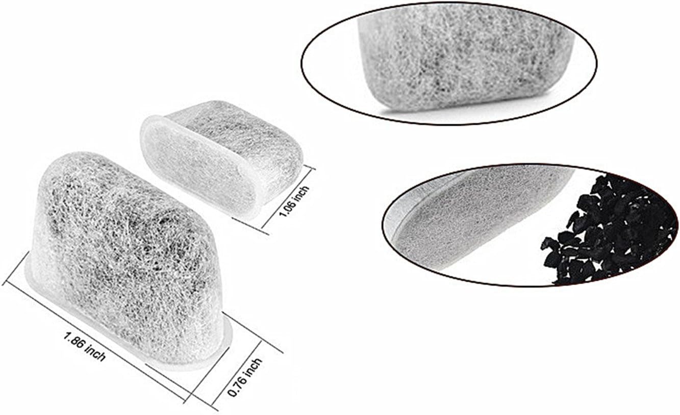 Set of 6 Replacement Charcoal Water Filters for Cuisinart Coffee Maker