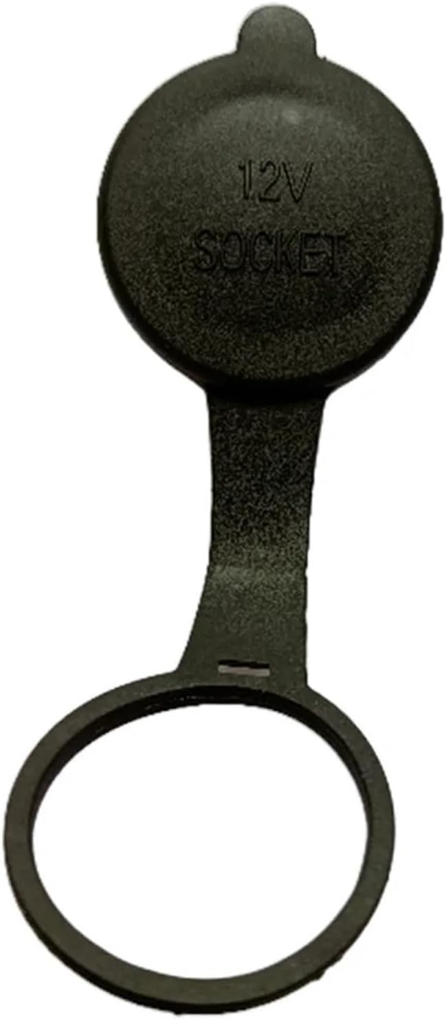 [Replacement] Cars Cigarette Lighter Plug Cover Dustproof Plug 12V Outlet Lid Waterproof Cap Car Accessories Fits 12V Vehicles Autos