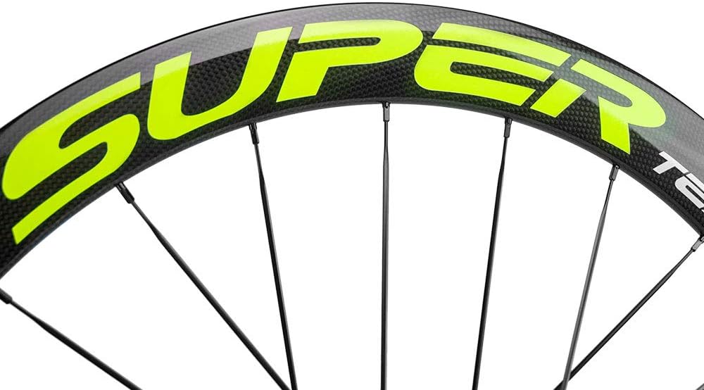 Superteam 50/23mm Carbon Wheelset Fixed Gear Bike Wheel 700c Clincher Single Speed