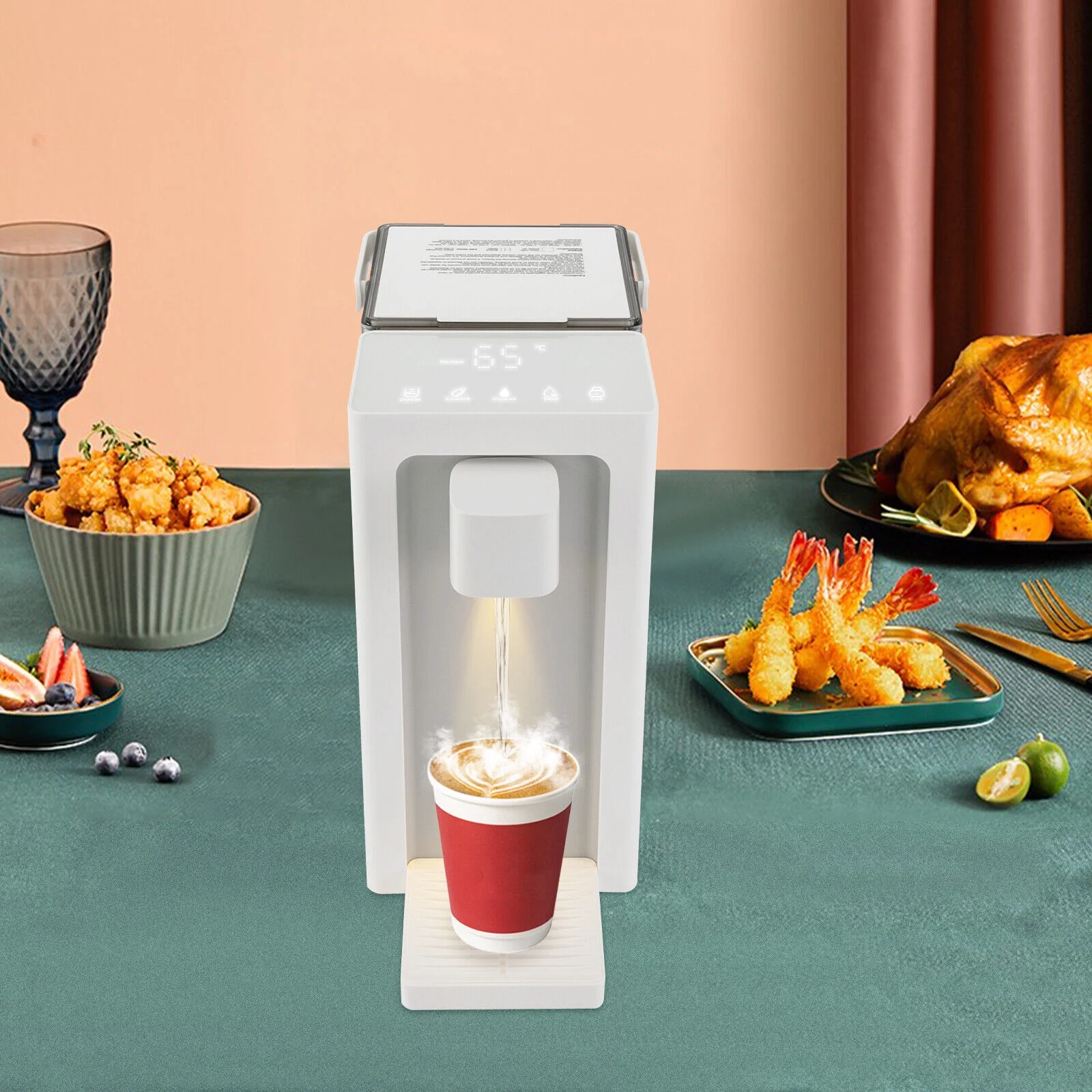 Instant Hot Cold Water Dispenser Countertop Water Cooler Dispenser 5 Temperature