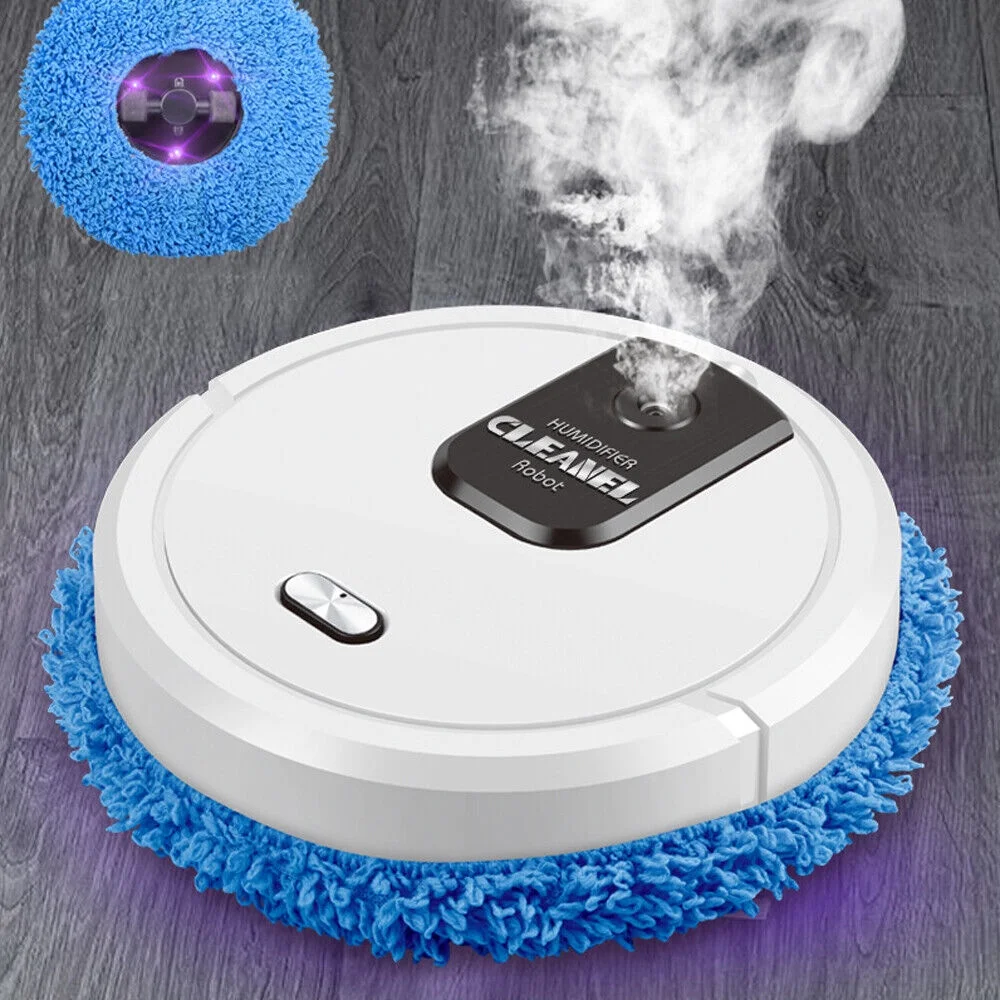 Wuzstar Robot Cleaner Sweeping Robot Machine Wet+Dry Smart Mopping Machine Auto Sweeper Home Smart Cleaner USB Charging