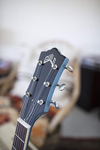 Guild Guitars Starfire I DC Semi-Hollow Body Electric Guitar, Pelham Blue, Double-Cut w/tremolo, Newark St. Collection