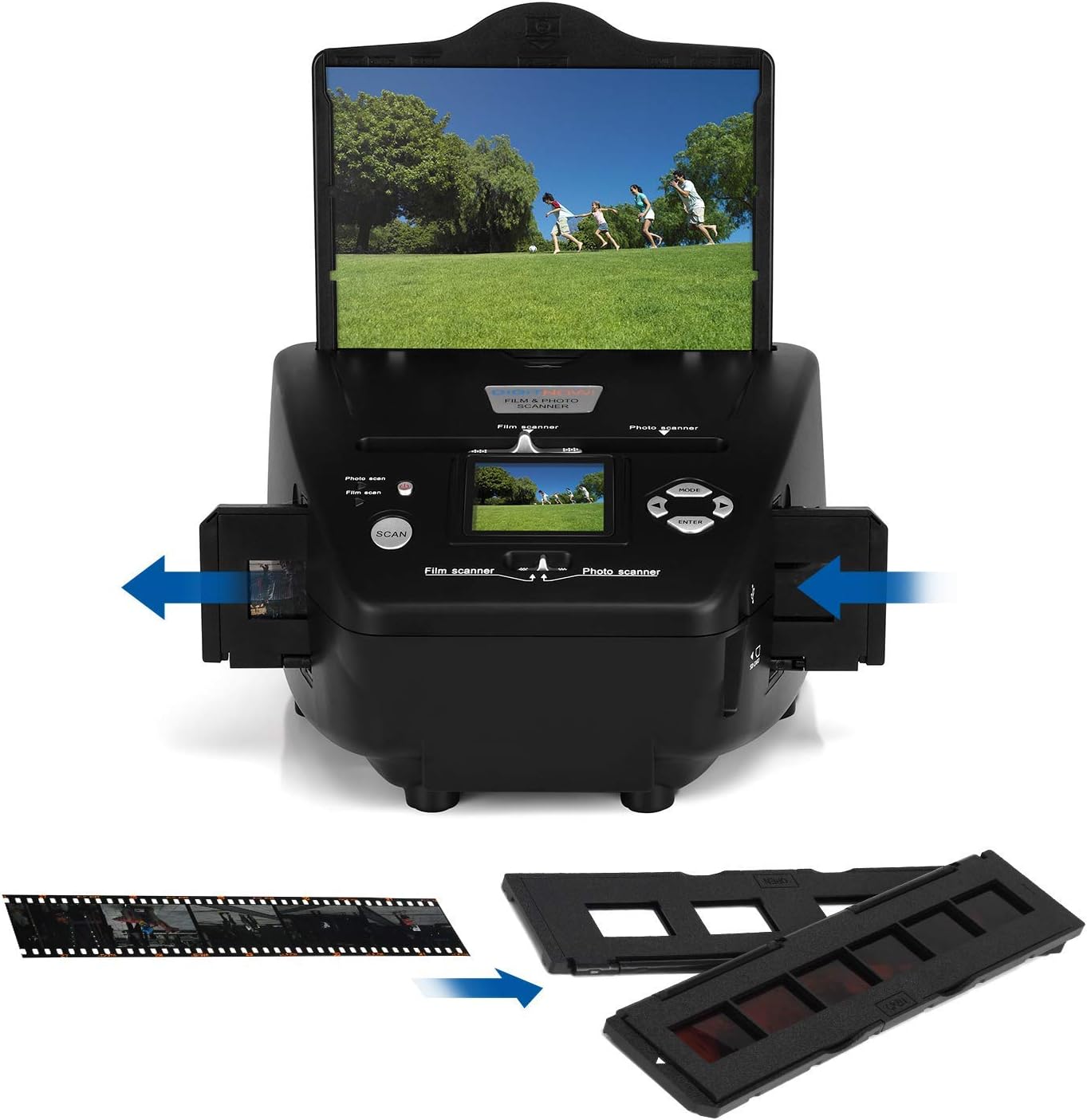 DIGITNOW All-in-One High Resolution 16MP Film Scanner, with 2.4